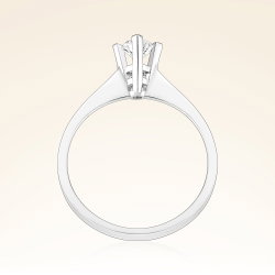 0,25 Karat Tektaş Pırlanta Yüzük - 3