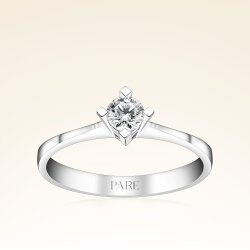 0,25 Karat Tektaş Pırlanta Yüzük - 1