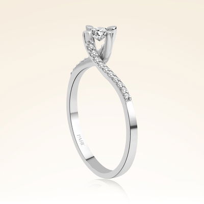 0,25 Karat Tektaş Pırlanta Yüzük - Pare Pırlanta