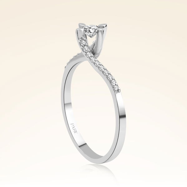 0,25 Karat Tektaş Pırlanta Yüzük - Pare Pırlanta