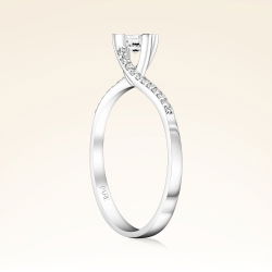 0,25 Karat Tektaş Pırlanta Yüzük - 2