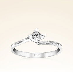 0,25 Karat Tektaş Pırlanta Yüzük - 1