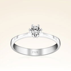 0,25 Karat Tektaş Pırlanta Yüzük - 1