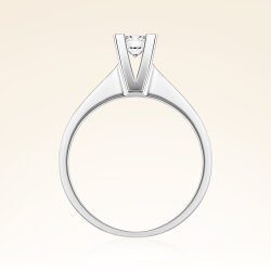 0,25 Karat Tektaş Pırlanta Yüzük - 3