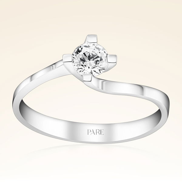 0,25 Karat Tektaş Pırlanta Yüzük - Pare Pırlanta