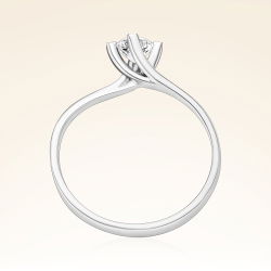 0,25 Karat Tektaş Pırlanta Yüzük - 3