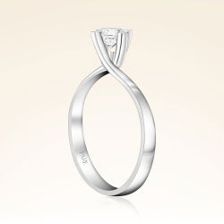 0,25 Karat Tektaş Pırlanta Yüzük - 2