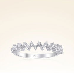 0,25 Karat Yarımtur Pırlanta Yüzük - 1