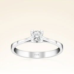 0,25 Karat Tektaş Pırlanta Yüzük - 1