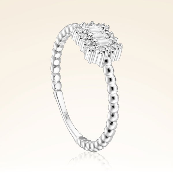 0,26 Karat Baget Pırlanta Yüzük - Pare Pırlanta