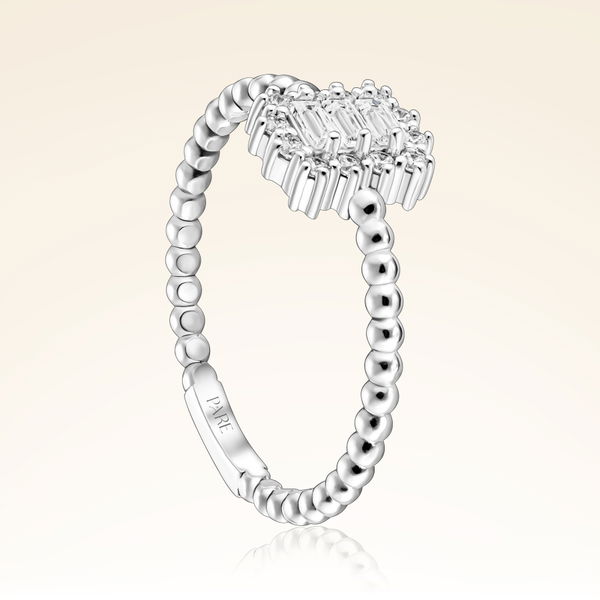 0,26 Karat Baget Pırlanta Yüzük - Pare Pırlanta