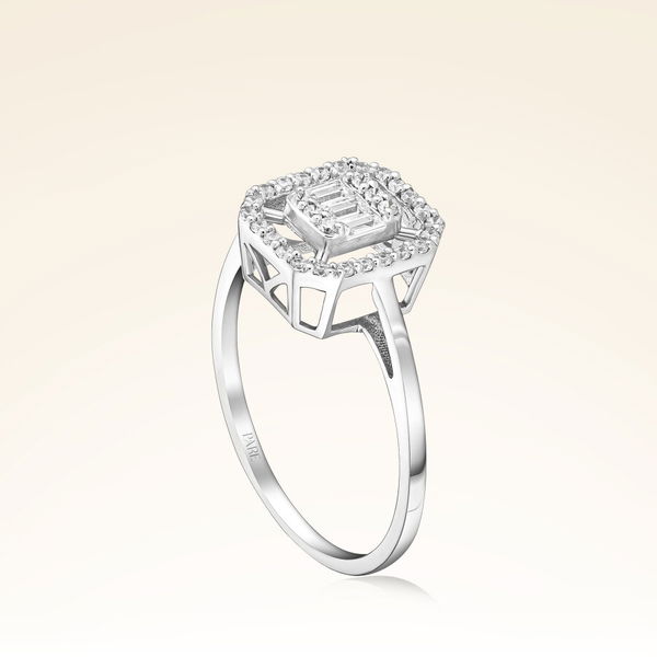 0,27 Karat Baget Pırlanta Yüzük - Pare Pırlanta