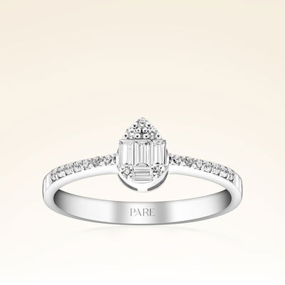 0,27 Karat Baget Pırlanta Yüzük - Pare Pırlanta