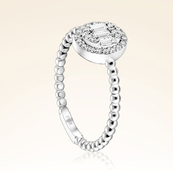 0,27 Karat Baget Pırlanta Yüzük - Pare Pırlanta