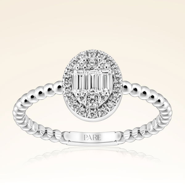 0,27 Karat Baget Pırlanta Yüzük - Pare Pırlanta