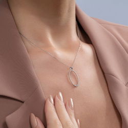 0,27 Karat Pırlanta Kolye - PR00547 - 2