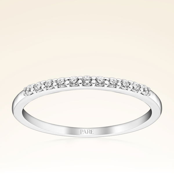 0,27 Karat Pırlanta Yarımtur Yüzük - Pare Pırlanta