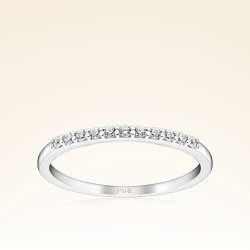 0,27 Karat Pırlanta Yarımtur Yüzük - 1