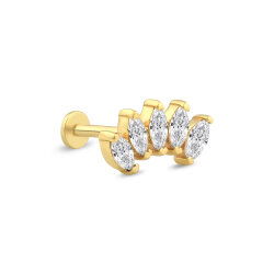 0,27 Karat Pırlanta Tragus Piercing - P0004075 - 2