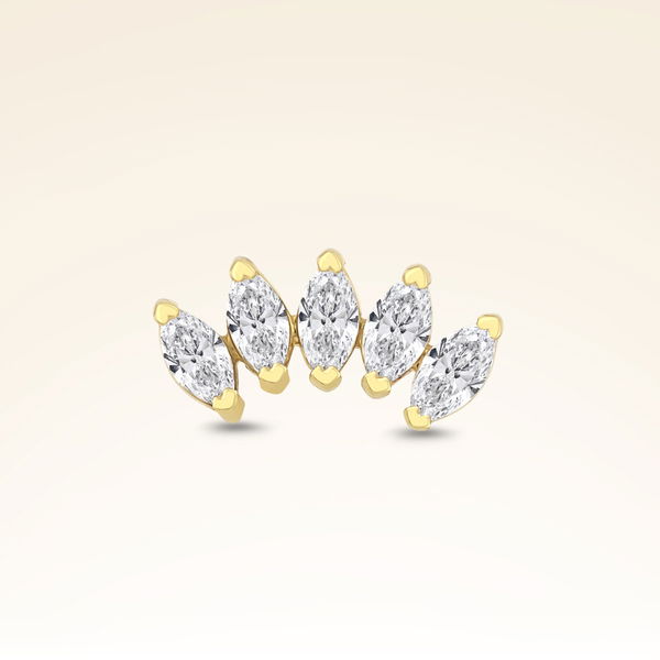 0,27 Karat Pırlanta Tragus Piercing - Pare Pırlanta