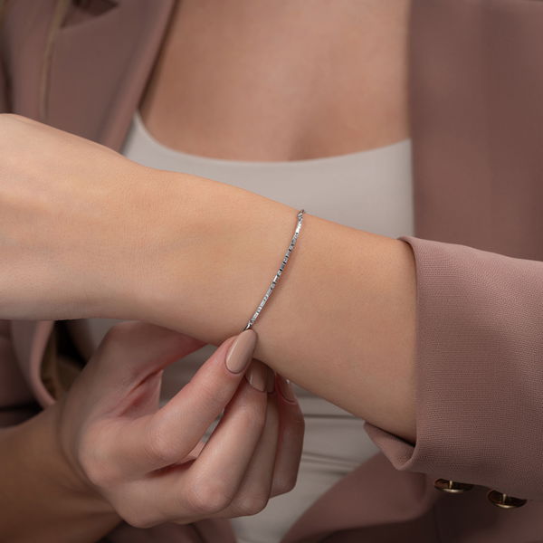 0,28 Karat Baget Pırlanta Bileklik - Pare Pırlanta