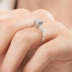 0,28 Karat Coronet Pırlanta Yüzük - PR01201 - 6