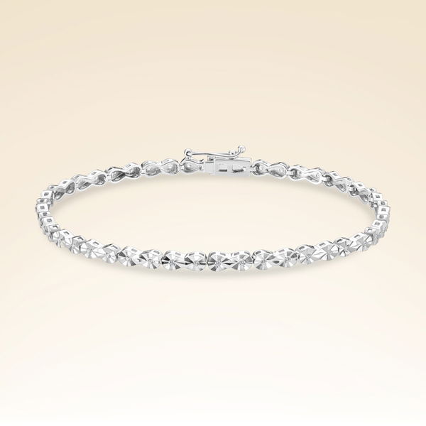 0,28 Karat Efektli Suyolu Pırlanta Bileklik - Pare Pırlanta