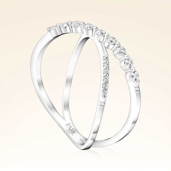 0,28 Karat Fantezi Pırlanta Yüzük - Pare Pırlanta