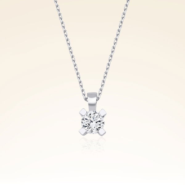 0,28 Karat Tektaş Pırlanta Kolye - Pare Pırlanta