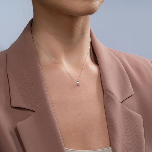 0,28 Karat Tektaş Pırlanta Kolye - Pare Pırlanta