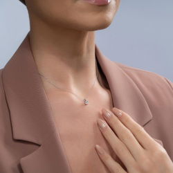0,28 Karat Tektaş Pırlanta Kolye - PR00508 - 2