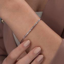0,29 Karat Baget Pırlanta Bileklik - PR00895 - 3