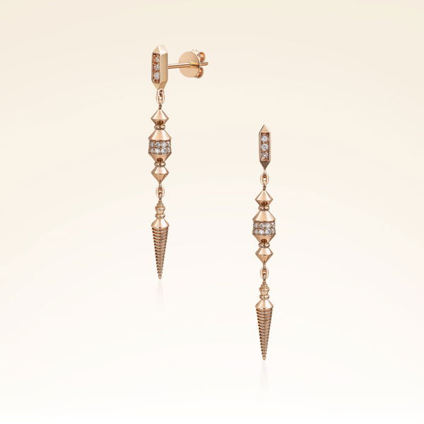 0,29 Karat Pırlantalı Trend Küpe - Pare Pırlanta