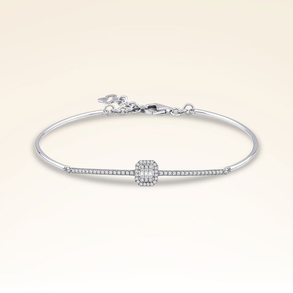 0,30 Karat Baget Pırlanta Bileklik - Pare Pırlanta