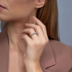 0,30 Karat Beştaş Pırlanta Yüzük - PR00853 - 3