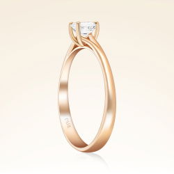 0,30 Karat Oktagon Tektaş Pırlanta Yüzük - PR00375 - 2