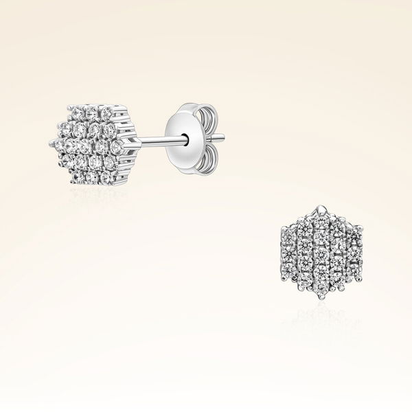 0,30 Karat Fantezi Pırlanta Küpe - Pare Pırlanta