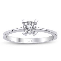0,30 Karat Görünümlü Coronet Pırlanta Yüzük - PR01387 - 1