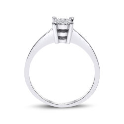 0,30 Karat Görünümlü Coronet Pırlanta Yüzük - PR01388 - 3