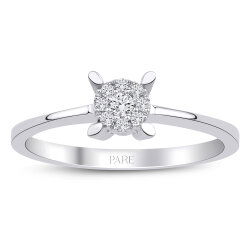 0,30 Karat Görünümlü Coronet Pırlanta Yüzük - PR01388 - 1