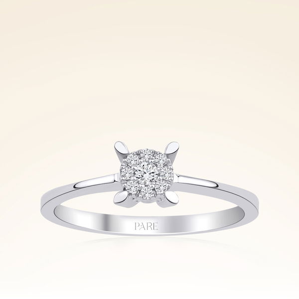 0,30 Karat Görünümlü Coronet Pırlanta Yüzük - Pare Pırlanta