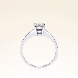 0,30 Karat Görünümlü Coronet Pırlanta Yüzük - 3