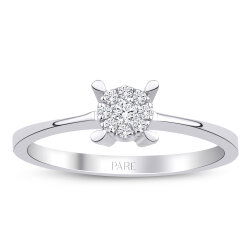 0,30 Karat Görünümlü Coronet Pırlanta Yüzük - PR01389 - 1