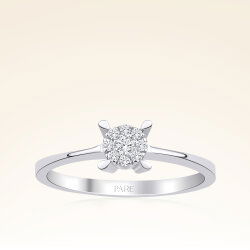 0,30 Karat Görünümlü Coronet Pırlanta Yüzük - 1