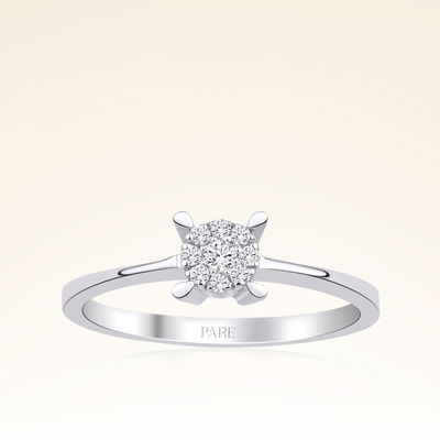 0,30 Karat Görünümlü Coronet Pırlanta Yüzük - Pare Pırlanta