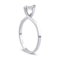 0,30 Karat Görünümlü Coronet Tektaş Pırlanta Yüzük - PR01369-8 - 2