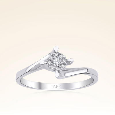 0,30 Karat Görünümlü Coronet Tektaş Pırlanta Yüzük - Pare Pırlanta