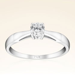 G Renk 0,30 Karat HRD Sertifikalı Tektaş Pırlanta Yüzük - 1