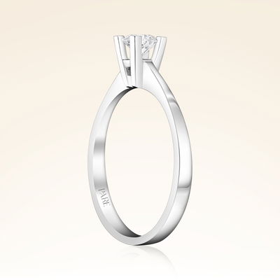 G Renk 0,30 Karat HRD Sertifikalı Tektaş Pırlanta Yüzük - Pare Pırlanta