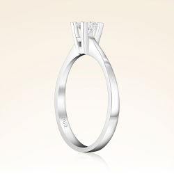 G Renk 0,30 Karat HRD Sertifikalı Tektaş Pırlanta Yüzük - 2